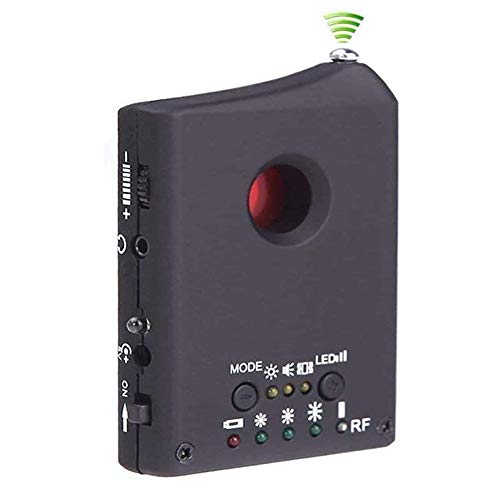 RF Signal Detector, VCXN Upgrate Spy Camera Detector Full Range Wireless Anti-Spy Bug Detector GSM GPS Tracker Device Finder FNR Full-Frequency Detector Audio Bug Detect Hidden Camera RF Detector