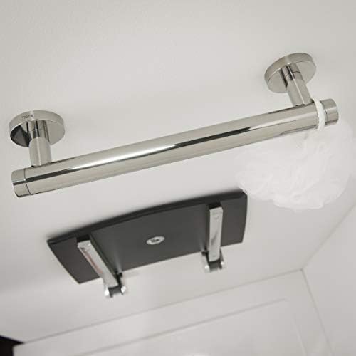 Tiger Boston Comfort & Safety Grab Rail 30 cm, Stainless Steel Polished, 30 x 5.1 x 6.9 cm