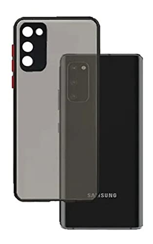 Capa Capinha Case Premium Preta Translúcida com Proteção de Câmera Galaxy S20 Fe - (C7COMPANY)