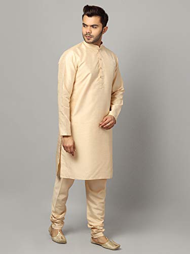 Image of Silk Blend Men's Kurta Pyjama Set /Kurta Pajama for Men