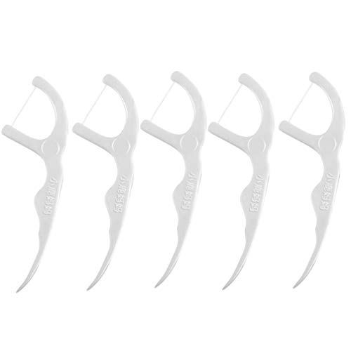 EXCEART 200 Pcs Fio Dental Varas Frescas Limpa Fio Pega Sedoso Conforto Fio Dental para Remover a Pl