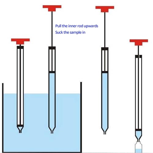 Échantillonneur de Liquide en Acier Inoxydable pour Laboratoire et Usage Industriel, Outil d'extraction de Liquide visqueux Efficace pour la Recherche Scientifique