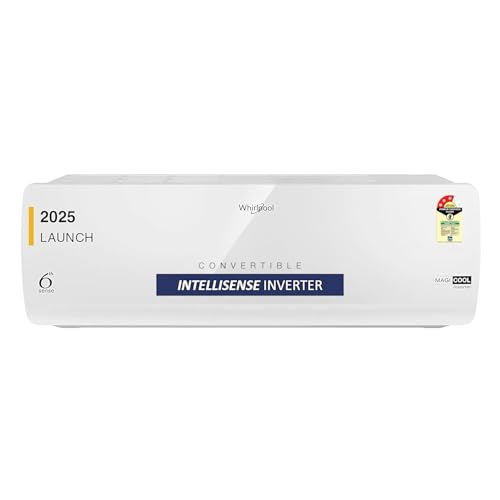 Whirlpool 1.5 Ton 3 Star, Magicool Inverter Split AC (MAGICOOL 15T 3S INV CNV S5K2PP0, Copper,...