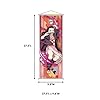 NOLA SHOP Anime Wall Scroll Banner, Nezuko Character Design, Soft Fiber Fabric, 27.5 x 9.8 Inches, Vertical Hanging Poster for Bedroom and Gaming Room Decor - Image 2