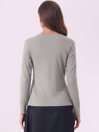 Image of Allegra K Women's Tie Front Cardigan Dressy Casual Cardigan Draped Ruffle Shrugs for Women Dresses