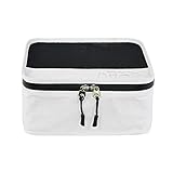 HJUGHPN Herren-Handtaschen, Reiseunterkunft, Gepäck, Kleidung, Eintritt organisieren, Wascheintrittspaket (weiß)