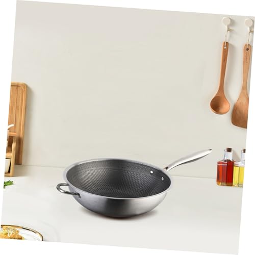 Wok de acero inoxidable UPKOCH tradicional miniatura 6