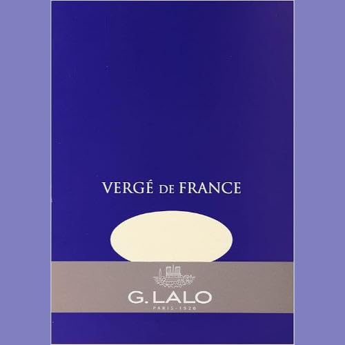 Lalo 11416L - Pad of 50 Plain Laid Sheets A5, 100 g, Verge De France, Ivory - Image 4