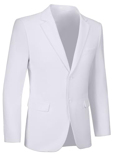 Mens Blazer Sports Coat Slim Fit 2 Button Solid Men's Casual Suit Blazer Jackets