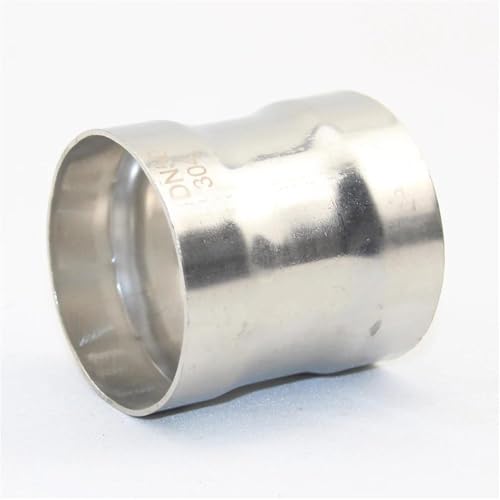 Tubo de escape recto en acero inoxidable 304 de 16mm para soldar