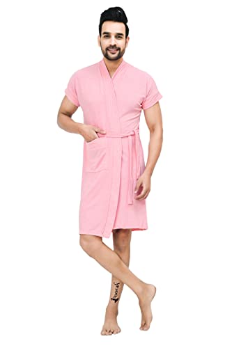 Image of Terry Bathrobe for Women - Soft & Absorbent Spa Robe with Pockets & Belt - Lightweight Towel Robe for Shower, Spa & Lounge - 262