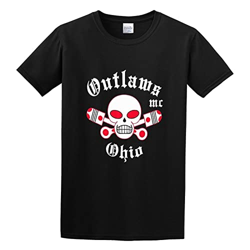 sanmen Men's Outlaws MC Ohio Design Cotton T Shirt XL sanmen Men's Outlaws MC Ohio Design Cotton T Shirt XL