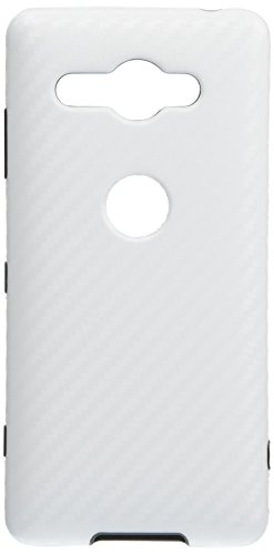 レイ・アウト Sony Xperia XZ2 Compact ケース TPU 耐衝撃 Light Carbon カーボンホワイト RT-RXZ2COCP3/CW