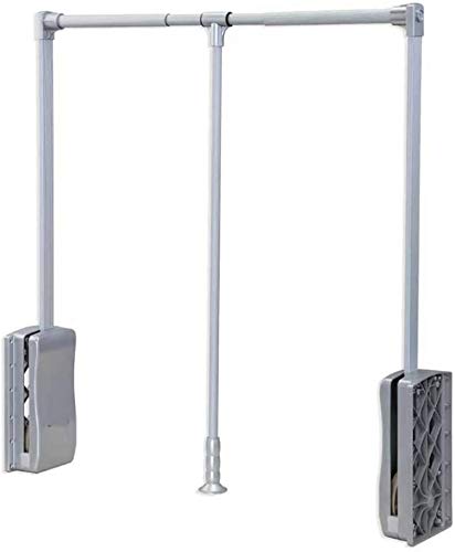 Rail de vêtements de garde-robe en aluminium réglable GZD de 630 à 830mm