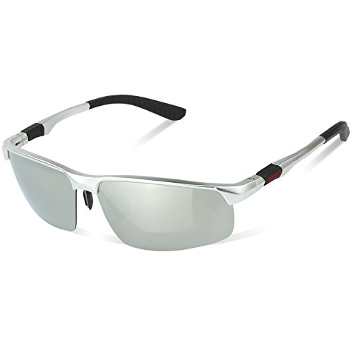 Duco Moda Caliente Conducción Gafas De Sol Polarizadas Gafas Deportivas Gafas De Golf Pesca Golf Con Marco Al-Mg Dc8188, Silver Mercury Mirror, 67 Duco Moda Caliente Conducción Gafas De Sol Polarizadas Gafas Deportivas Gafas De Golf Pesca Golf Con Marco Al-Mg Dc8188, Silver Mercury Mirror, 67