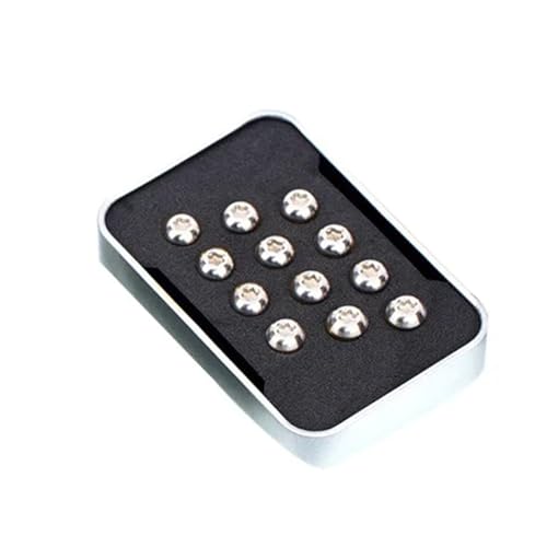 12/ }Ee[hoCN] M5X10mm fBXNu[L[^[Œ{g lW T25 gNX ۓ(1 Set Silver Color)