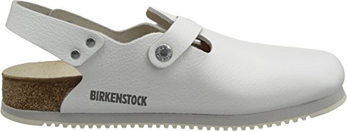 Image of Birkenstock Unisex Professional Tokyo Super Grip Leather Slip Resistant Work Shoe,White, 45 M EU /12-12.5 M US Men