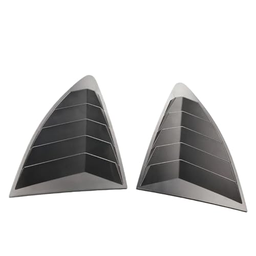 と互換性がある トヨタ 86 サイオン FR-S スバル BRZ 2013-2020 車用 リアウィンドウ クォータールーバーカバー 外装サイドベントシャッタートリムパーツ 2個(Carbon Look)