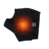 Elektrische beheizte Handschuhe, wasserdicht und winddicht, kompatibel mit Touchscreen, Fingerlose Handschuhe mit USB-Heizung, für Jugendliche, Athleten, Skifahren, Wandern, Sport