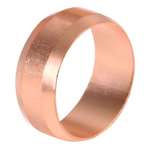 Pack of 10-15mm Copper Olive (Known as Copper Olives 15mm / Compression Olives 15mm / 15mm Olives Copper Also Available in 8mm, 10mm, 12mm, 15mm, 22mm, 28mm, 35mm, 42mm, 54mm, 3/4 inch)