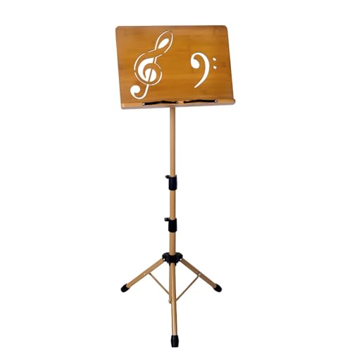 Amazon | PonyLes 譜面台 木製 折りたたみ 軽量 コンパクト 高さ70