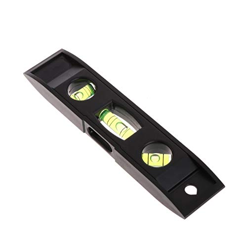 LSHBAO-HUNT, 1Pc 15cm Spirit Level 3 Bubble Level Torpedo Magnetic Gradienter Level Measuring Tool