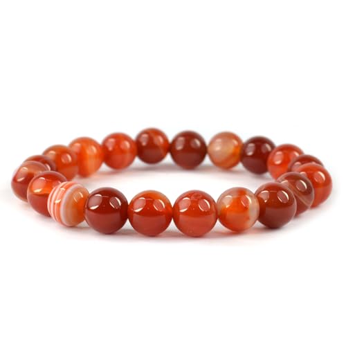 Image of Reiki Crystal Products Certified Natural Crystal Stone Round 10 mm Beads Bracelet for Men & Women | Reiki Charged Gemstone Jewellery Bracelet | Multiple Stone Variants Available