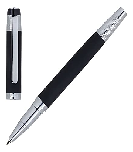 Cerruti Thames NSQ0135A - Bolígrafo de punta redonda, color plateado y negro Cover