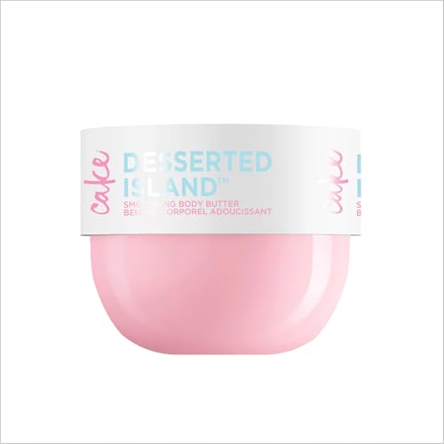 Cake Beauty Body Butter Desserted Island - Smoothing & Deeply Moisturizing - Shea Butter - for Dry Skin - 227 g / 8 oz