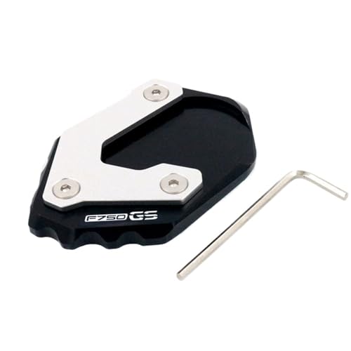 Extension de béquille F750GS pour stabiliser la moto en camping