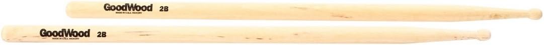 Goodwood by Vater GW2BW Drumsticks, Hickory Wood Tip