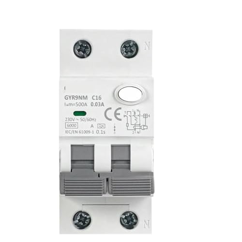 Disjoncteur différentiel Type AC 2P C16A 30mA pour rail DIN - 3
