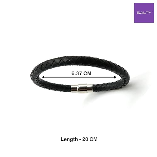 Image of Salty Alpha Anti Tarnish Bracelet for Men | Hand Bands for Boys | Wrist Bracelets for Man | Fashion Jewellery Accessories | Stylish Minimal Jewelry | Gift for Marriage, Birthday, Anniversary