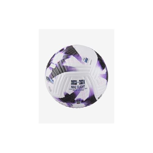 Ballon Nike Flight FB2979-101 Blanc et Violet aux Finitions Soignées