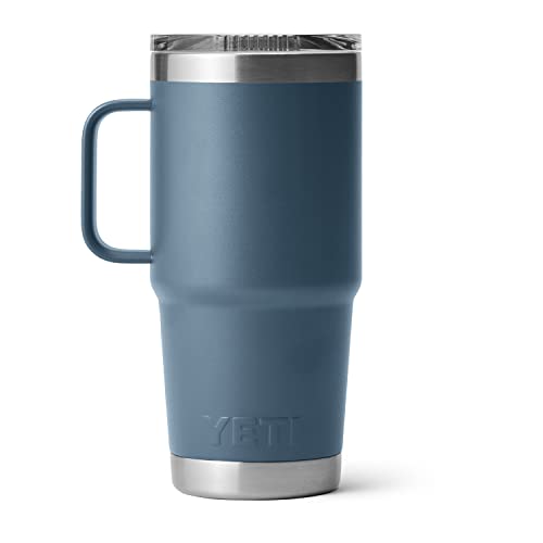 Image of YETI Rambler 20 oz Travel Mug, Stainless Steel, Vacuum Insulated with Stronghold Lid