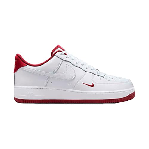 Nike Air Force 1 ’07 LV8 Ess - Men's (HM9483-100, White/Team Red/White)