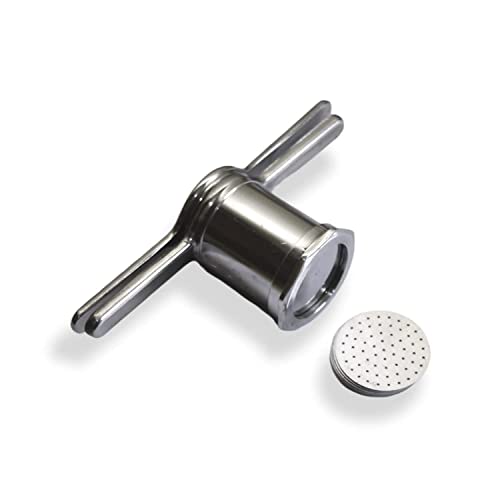 Image of Subaa Aluminium Food Masher | Idiyappam Sev Sancha Maker | Traditional Murukku Chakli Press Machine | Heavy Duty Manual | Stainless Steel Handle