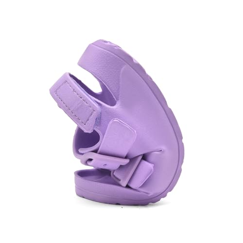 Image of Toddler Unisex Adjustable Buckle Sandals - Comfortable Open Toe Beach & Pool Shoes for Boys & Girls with Back Strap