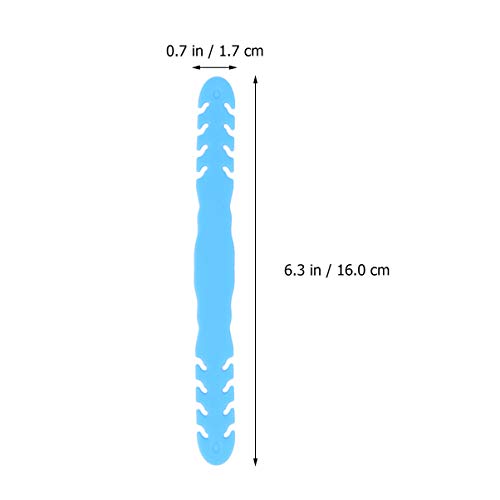 NUOBESTY 20PCS gancho de alça de orelha extensível anti aperto, protetor de orelha, alça de orelha c