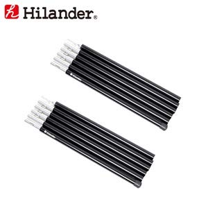 ハイランダー イルピニア10 dac製ポールのみ Amazon | Hilander(ハイランダー) アルミポール180 2本セット ブラック
