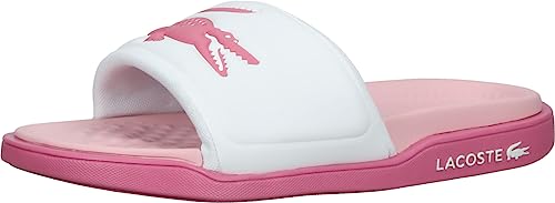 Lacoste 45cfa0001, Deslizados y Sandalias Mujer, Wht Pnk, 38 EU