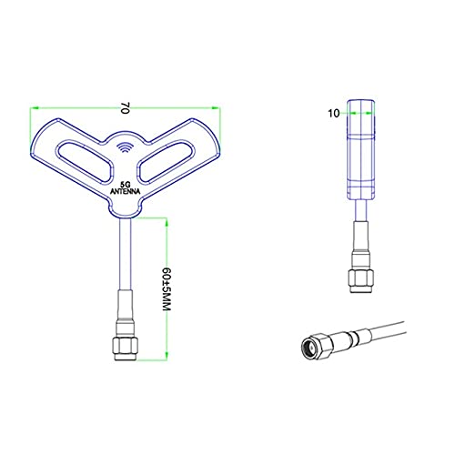 TYXTTGY 5.8G 8dBi RP-SMA Antenna Circular Polarization for Multicopter Drone FPV Accessories
