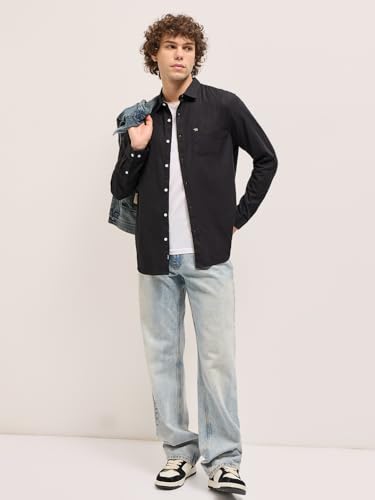 Image of THE BEAR HOUSE Men's Slim Fit Cotton Long Sleeve Shirt