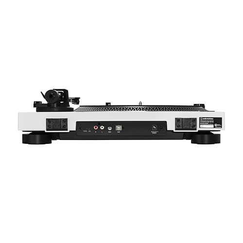 Image of Audio-Technica AT-LP120XBT-USB-WH Wireless Direct-Drive Turntable (Analog, Wireless & USB), Fully Manual, 3 Speed, Convert Vinyl to Digital, Built-in Pre-Amp, White