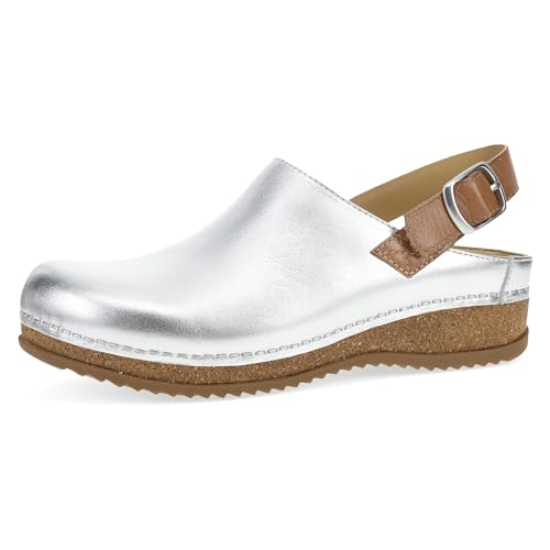 Image of Dansko Merrin Sling-Back Mule Clog for Women-Dual-Density Cork /EVA Midsole and Lightweight Rubber Outsole Provide Durable and Comfortable Ride