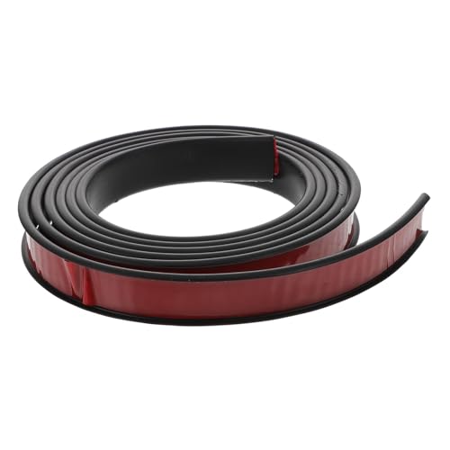 HAMPPLIES Cinta Sellado para Muebles Autoadhesiva Banda Protectora para de Armarios y Puertas Tira Decorativa Resistente para Hogar Cocina Dormitorio y Baño Negra
