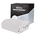 TEMPUR-PEDIC Protect - Coprimaterasso impermeabile, in tessuto, bianco, completo immagine