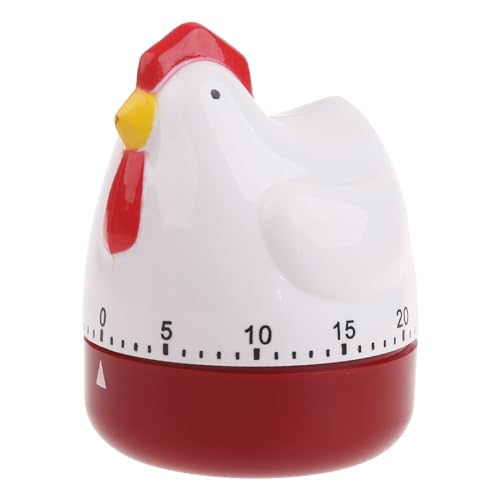 Lindo Forma De Gallina Cocina Temporizador Mecánico Cuenta Atrás Reloj Alarma Recordatorio F Temporizadores De Cocina Cuerda