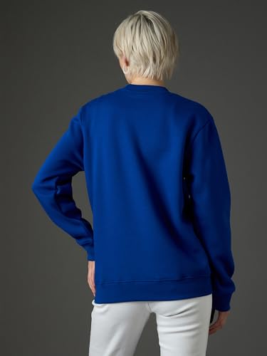 Image of Sassafras Women Padel Club Printed Regular Fit Fleece Sweatshirt