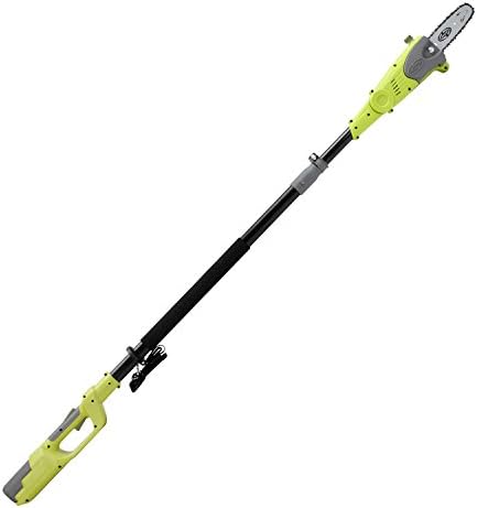 Sun Joe iON8PS2 40-Volt 8-Inch Telescoping Pole Chain Saw with Brushless Motor, Kit (w/4.0-Ah Battery + Quick Charger)